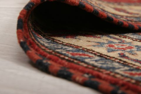 Kazak Multicolor Hand Knotted 35 X 48 Area Rug 155-74934 Image 8