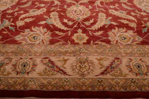 Chobi Red Hand Knotted 120 X 150 Area Rug 100-74940 Image 5