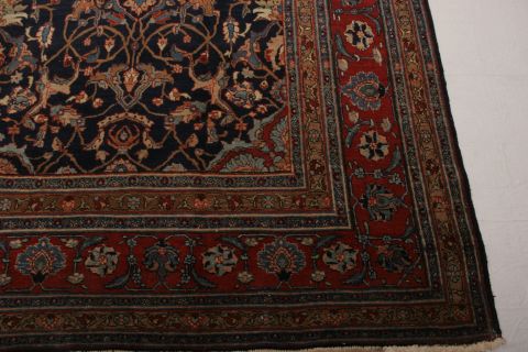 Tabriz Multicolor Hand Knotted 107 X 146 Area Rug 155-74945 Image 4