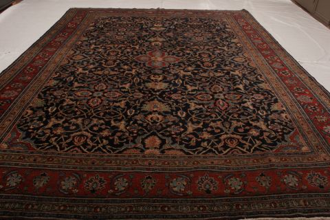 Tabriz Multicolor Hand Knotted 107 X 146 Area Rug 155-74945 Image 9