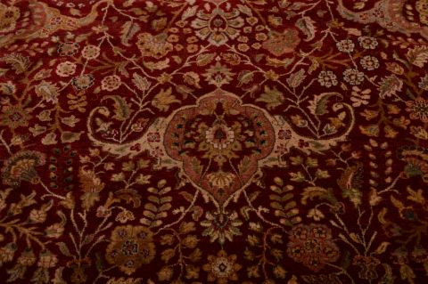 Chobi Green Hand Knotted 120 X 150 Area Rug 100-74947 Image 10