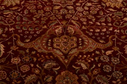 Chobi Green Hand Knotted 120 X 150 Area Rug 100-74947 Image 14
