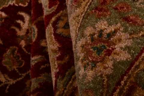 Chobi Green Hand Knotted 120 X 150 Area Rug 100-74947 Image 4