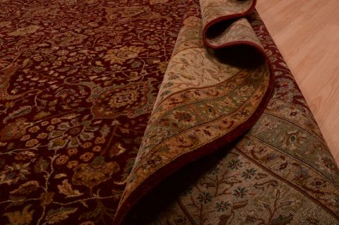 Chobi Green Hand Knotted 120 X 150 Area Rug 100-74947 Image 5