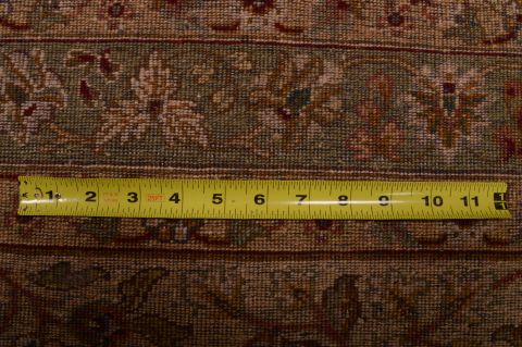 Chobi Green Hand Knotted 120 X 150 Area Rug 100-74947 Image 7