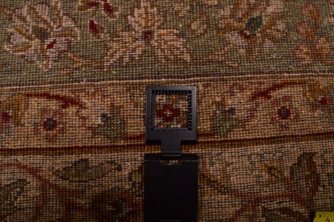 Chobi Green Hand Knotted 120 X 150 Area Rug 100-74947 Image 8