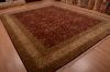 Chobi Green Hand Knotted 120 X 150  Area Rug 100-74947 Thumb 12