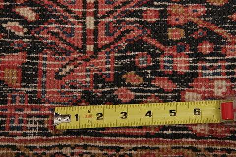 Heriz Red Hand Knotted 99 X 126 Area Rug 155-74949 Image 7