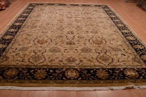 Jaipur Green Hand Knotted 911 X 138 Area Rug 100-74953 Image 1
