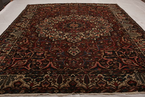 Moshk Abad Multicolor Hand Knotted 109 X 134 Area Rug 155-74956 Image 1
