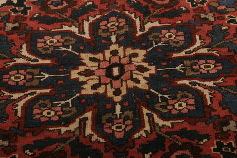 Moshk Abad Multicolor Hand Knotted 109 X 134 Area Rug 155-74956 Image 3