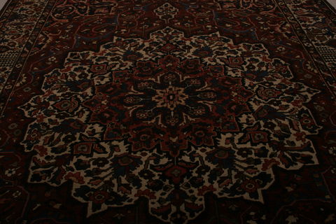 Moshk Abad Multicolor Hand Knotted 109 X 134 Area Rug 155-74956 Image 4