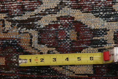 Moshk Abad Multicolor Hand Knotted 109 X 134 Area Rug 155-74956 Image 6