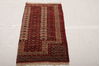 Turkman Red Hand Knotted 20 X 38 Area Rug 155-74977 Thumb 2