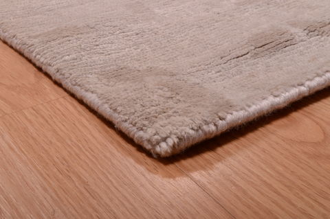 Modern White Hand Knotted 90 X 120 Area Rug 100-75028 Image 7