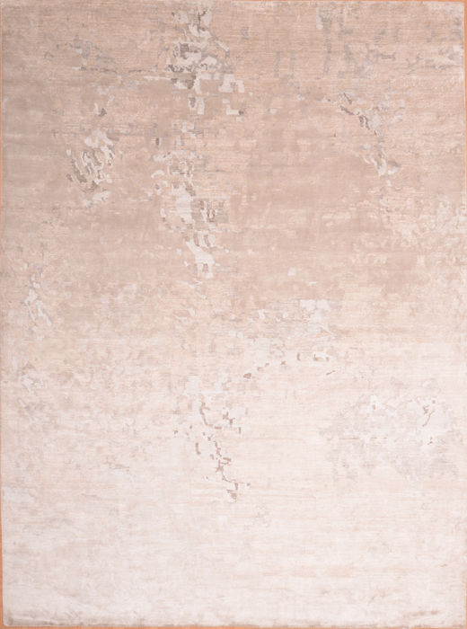 Modern White Hand Knotted 90 X 120 Area Rug 100-75028 Image 0