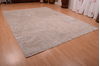Modern White Hand Knotted 90 X 120 Area Rug 100-75028 Thumb 4