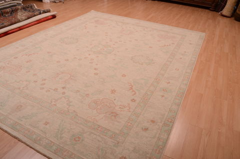 Chobi Beige Hand Knotted 90 X 120 Area Rug 100-75035 Image 4