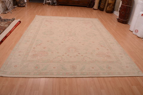 Chobi Beige Hand Knotted 90 X 120 Area Rug 100-75035 Image 5
