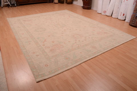 Chobi Beige Hand Knotted 90 X 120 Area Rug 100-75035 Image 6