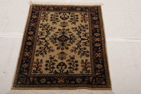 Sarouk Multicolor Hand Knotted 22 X 32 Area Rug 155-75071 Image 1