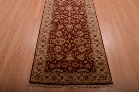 Jaipur Red Runner Hand Knotted 28 X 120 Area Rug 100-75072 Image 7