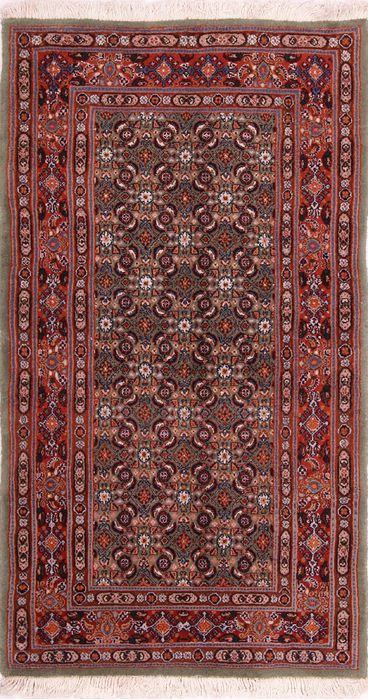 Mood Multicolor Hand Knotted 28 X 49  Area Rug 155-75075 Image 0