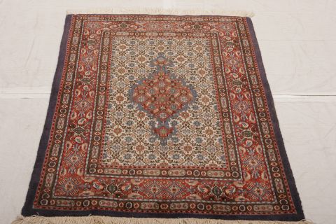 Mood Multicolor Hand Knotted 26 X 38  Area Rug 155-75077 Image 1