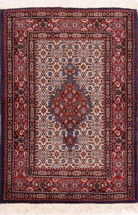 Mood Multicolor Hand Knotted 26 X 38  Area Rug 155-75077 Image 0