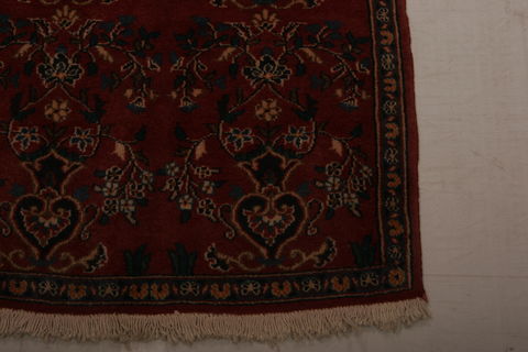 Mood Red Hand Knotted 24 X 45  Area Rug 155-75079 Image 4
