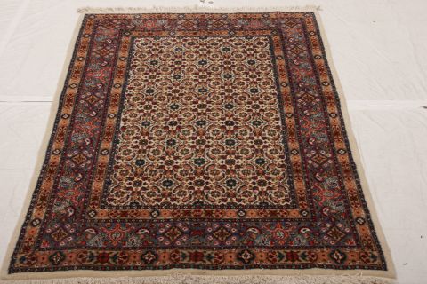 Mood Multicolor Hand Knotted 36 X 51 Area Rug 155-75082 Image 1