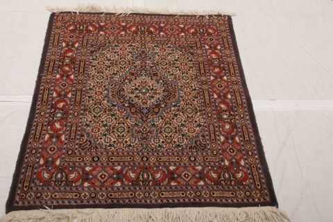 Mood Multicolor Hand Knotted 26 X 39  Area Rug 155-75087 Image 1