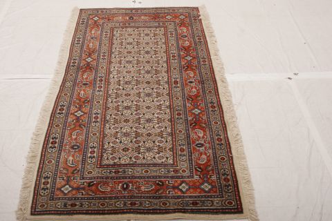 Mood Multicolor Hand Knotted 31 X 41  Area Rug 155-75089 Image 1