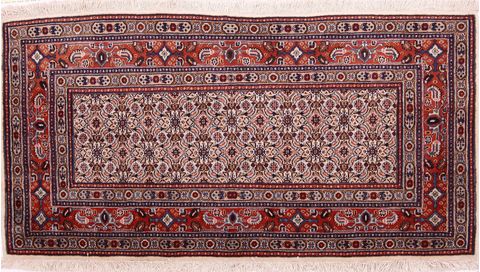 Mood Multicolor Hand Knotted 31 X 41  Area Rug 155-75089 Image 0