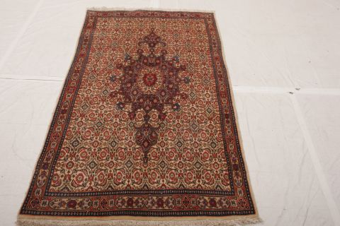 Mood Multicolor Hand Knotted 32 X 61 Area Rug 155-75104 Image 1