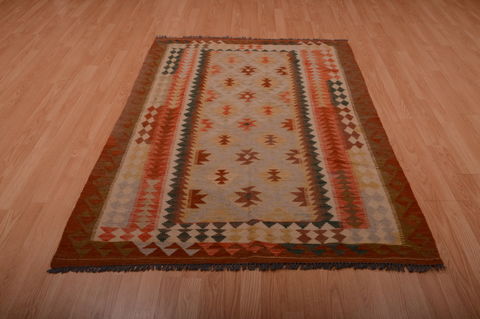 Kilim Brown Hand Knotted 43 X 610 Area Rug 100-75127 Image 3