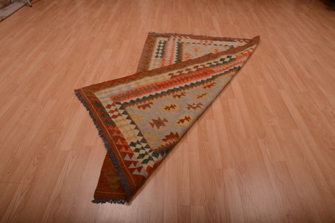 Kilim Brown Hand Knotted 43 X 610 Area Rug 100-75127 Image 6