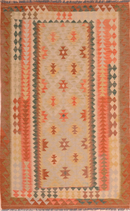 Kilim Brown Hand Knotted 43 X 610 Area Rug 100-75127 Image 0