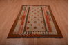 Kilim Brown Hand Knotted 43 X 610  Area Rug 100-75127 Thumb 3