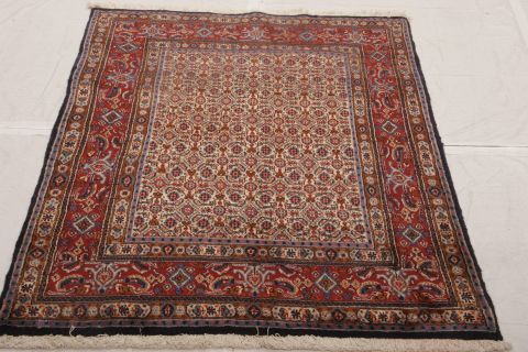 Mood Multicolor Hand Knotted 32 X 47  Area Rug 155-75142 Image 1