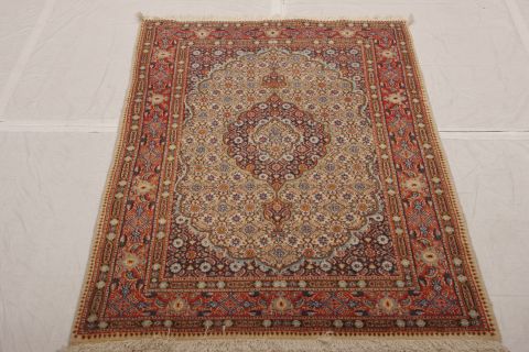 Mood Multicolor Hand Knotted 32 X 46 Area Rug 155-75155 Image 1