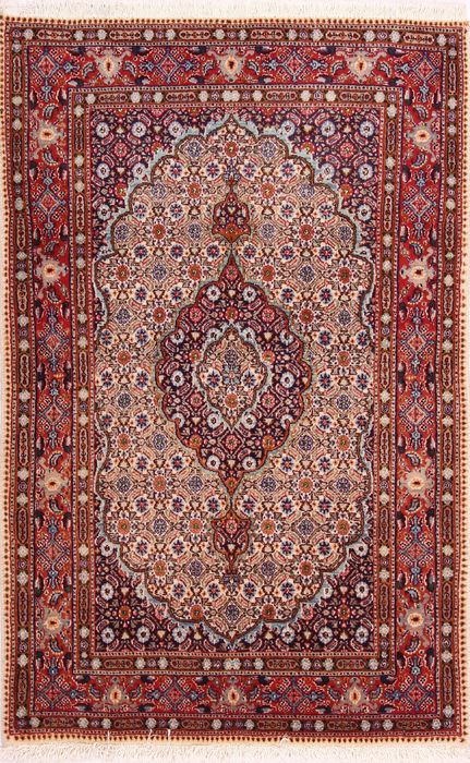 Mood Multicolor Hand Knotted 32 X 46 Area Rug 155-75155 Image 0
