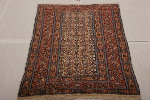 Mood Multicolor Hand Knotted 32 X 46  Area Rug 155-75158 Image 1