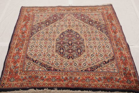 Mood Multicolor Hand Knotted 41 X 48  Area Rug 155-75162 Image 1