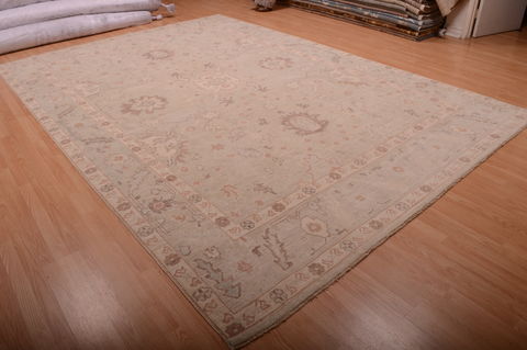 Chobi Beige Hand Knotted 810 X 129 Area Rug 100-75163 Image 2