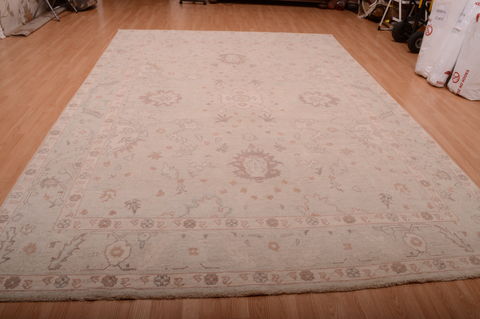 Chobi Beige Hand Knotted 810 X 129 Area Rug 100-75163 Image 6
