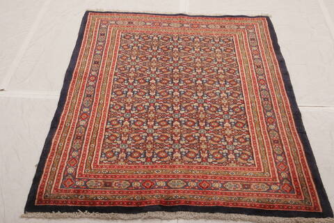 Mood Multicolor Hand Knotted 37 X 53  Area Rug 155-75164 Image 1