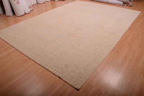 Chobi Beige Hand Knotted 810 X 122 Area Rug 100-75165 Image 2