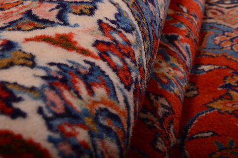 Sarouk Red Hand Knotted 68 X 98 Area Rug 100-75166 Image 9