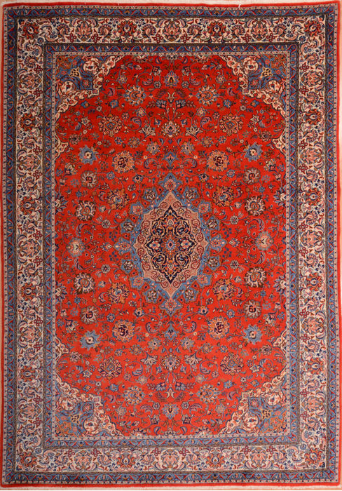 Sarouk Red Hand Knotted 68 X 98 Area Rug 100-75166 Image 0